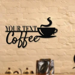 Personalized Coffee Bar Metal Sign
