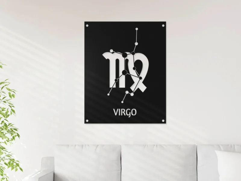 Personalized Virgo Zodiac Sign