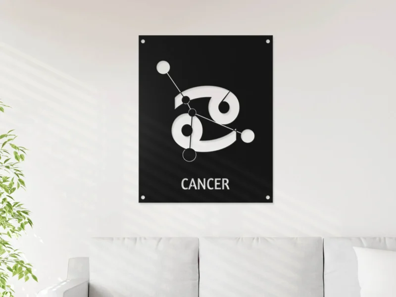 Personalized Cancer Zodiac Sign