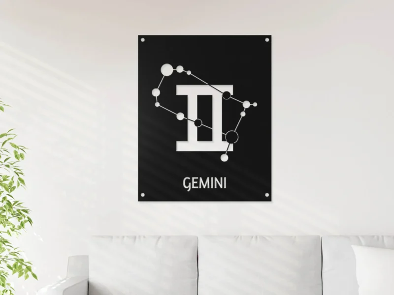 Personalized Gemini Zodiac Sign