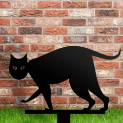 Personalized cat Garden Stake
