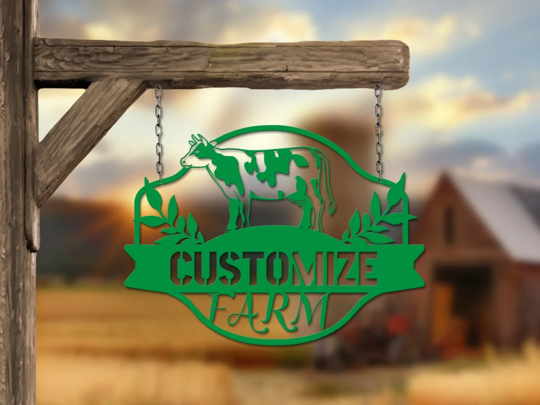 Metal Cow Sign – GiftsGuides