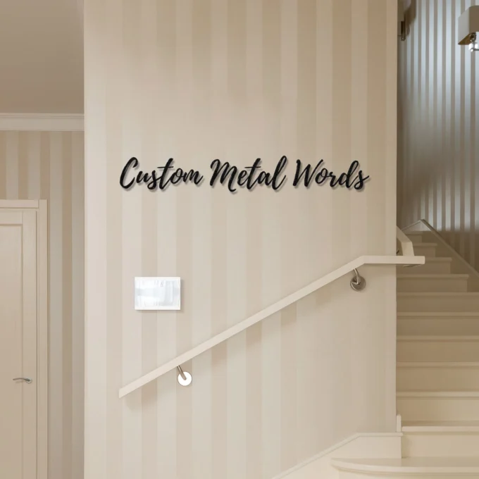 Custom signage, Custom text, Wall quotes, Personalized metal signs