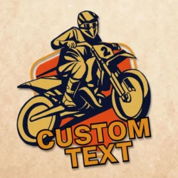 Custom Motorcycle Garage Sign
