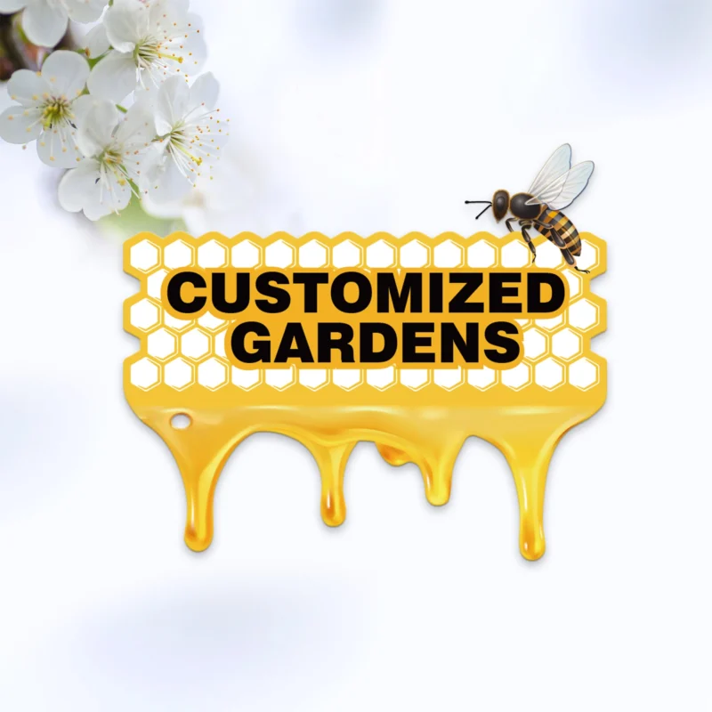 Personalized Honey Bee Metal Sign